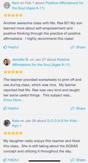 Outschool Parent Review