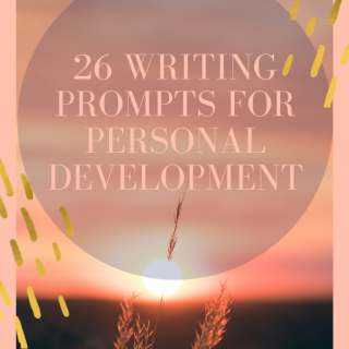 26 writing prompts for personal development ebook Pin